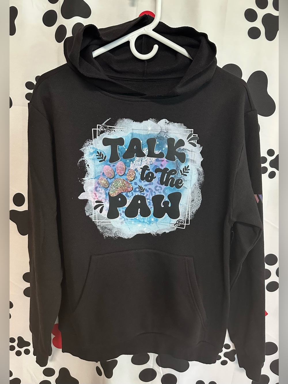 Dog Graphic Relaxed Hoodie - NIP